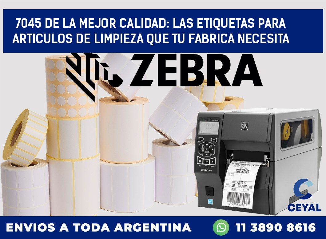 7045 DE LA MEJOR CALIDAD: LAS ETIQUETAS PARA ARTICULOS DE LIMPIEZA QUE TU FABRICA NECESITA
