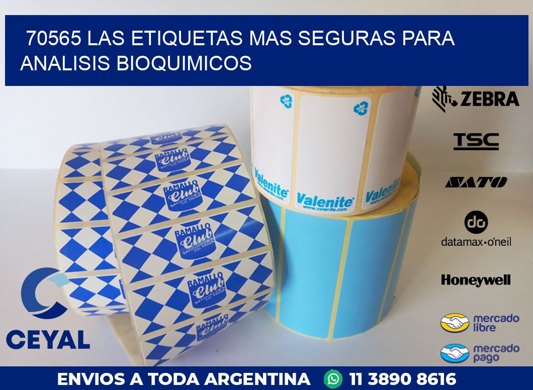 70565 LAS ETIQUETAS MAS SEGURAS PARA ANALISIS BIOQUIMICOS