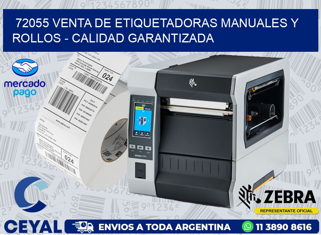 72055 VENTA DE ETIQUETADORAS MANUALES Y ROLLOS - CALIDAD GARANTIZADA