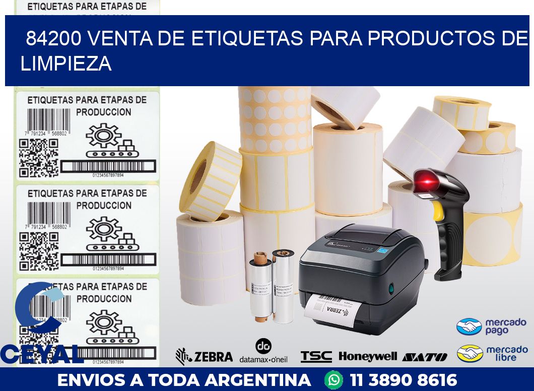 84200 VENTA DE ETIQUETAS PARA PRODUCTOS DE LIMPIEZA