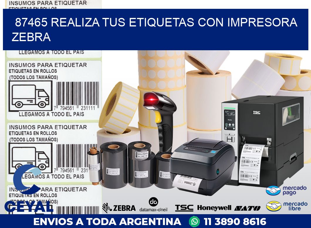 87465 REALIZA TUS ETIQUETAS CON IMPRESORA ZEBRA