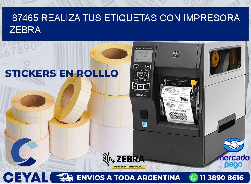87465 REALIZA TUS ETIQUETAS CON IMPRESORA ZEBRA
