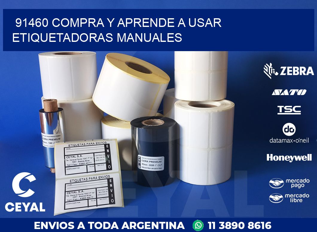 91460 COMPRA Y APRENDE A USAR ETIQUETADORAS MANUALES