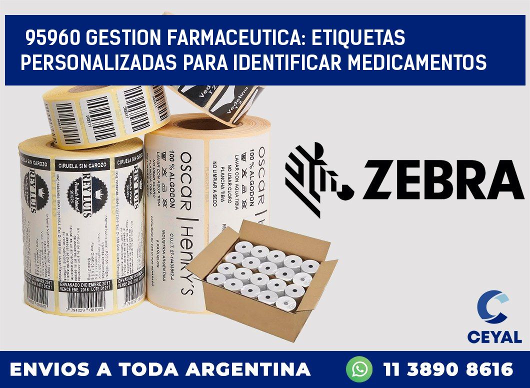 95960 GESTION FARMACEUTICA: ETIQUETAS PERSONALIZADAS PARA IDENTIFICAR MEDICAMENTOS