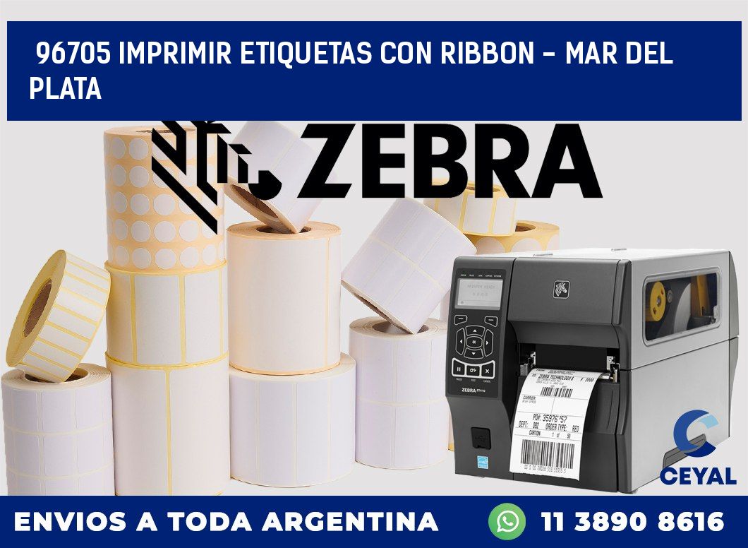 96705 IMPRIMIR ETIQUETAS CON RIBBON - MAR DEL PLATA