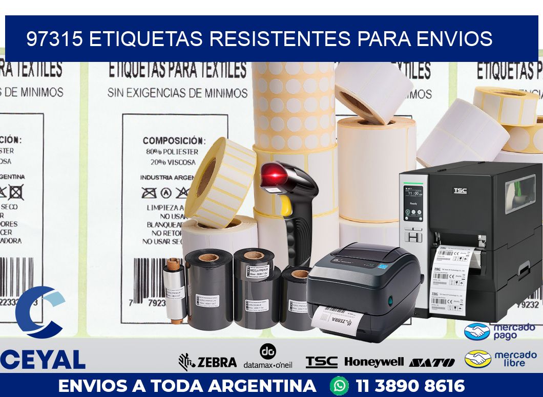 97315 ETIQUETAS RESISTENTES PARA ENVIOS
