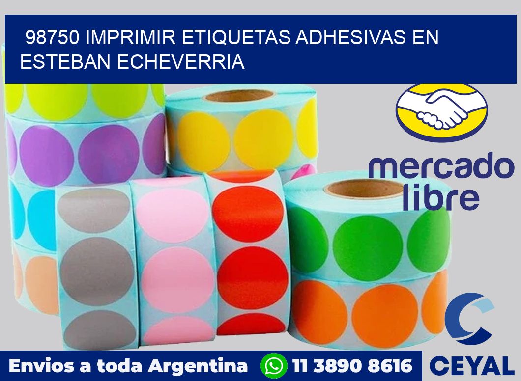 98750 IMPRIMIR ETIQUETAS ADHESIVAS EN ESTEBAN ECHEVERRIA