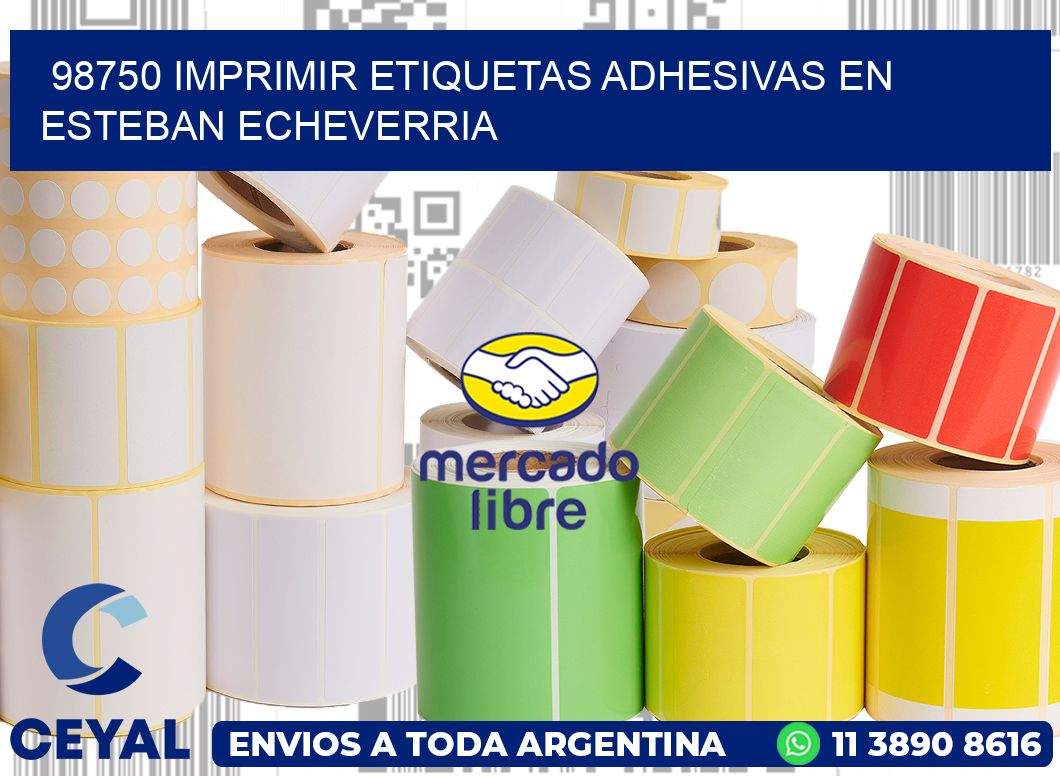 98750 IMPRIMIR ETIQUETAS ADHESIVAS EN ESTEBAN ECHEVERRIA