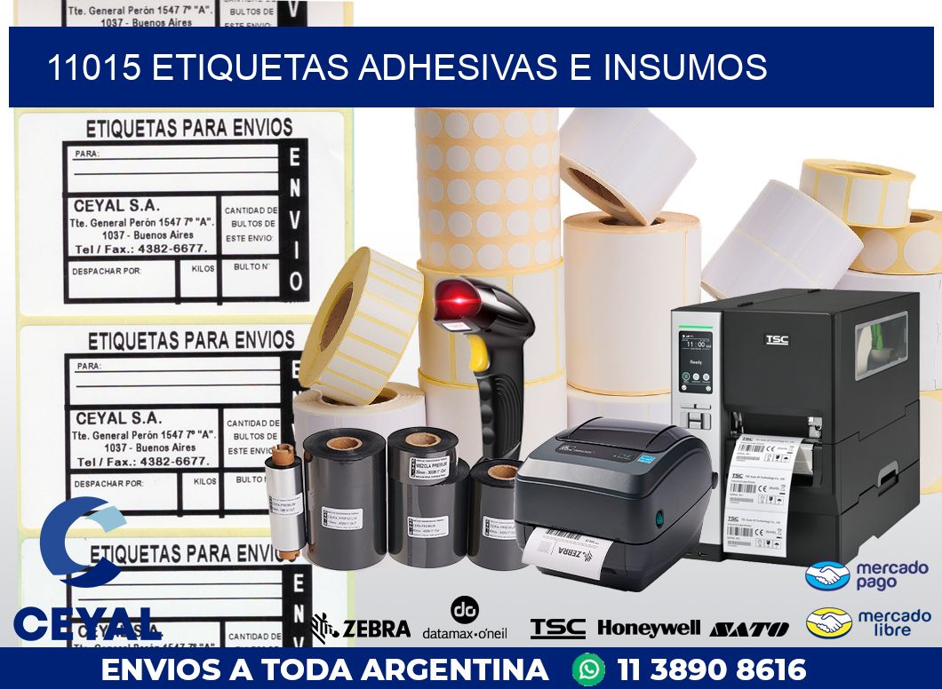 11015 ETIQUETAS ADHESIVAS E INSUMOS