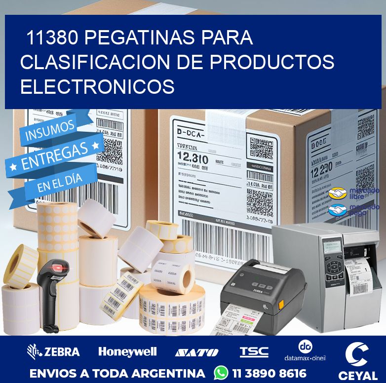 11380 PEGATINAS PARA CLASIFICACION DE PRODUCTOS ELECTRONICOS