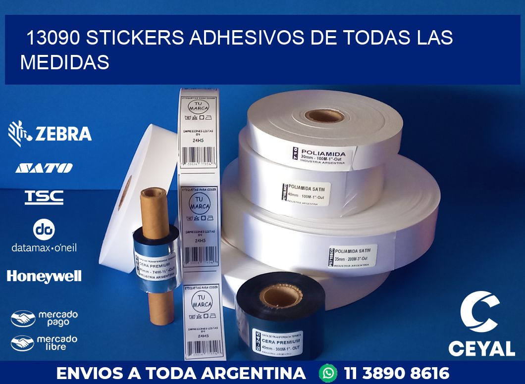 13090 STICKERS ADHESIVOS DE TODAS LAS MEDIDAS