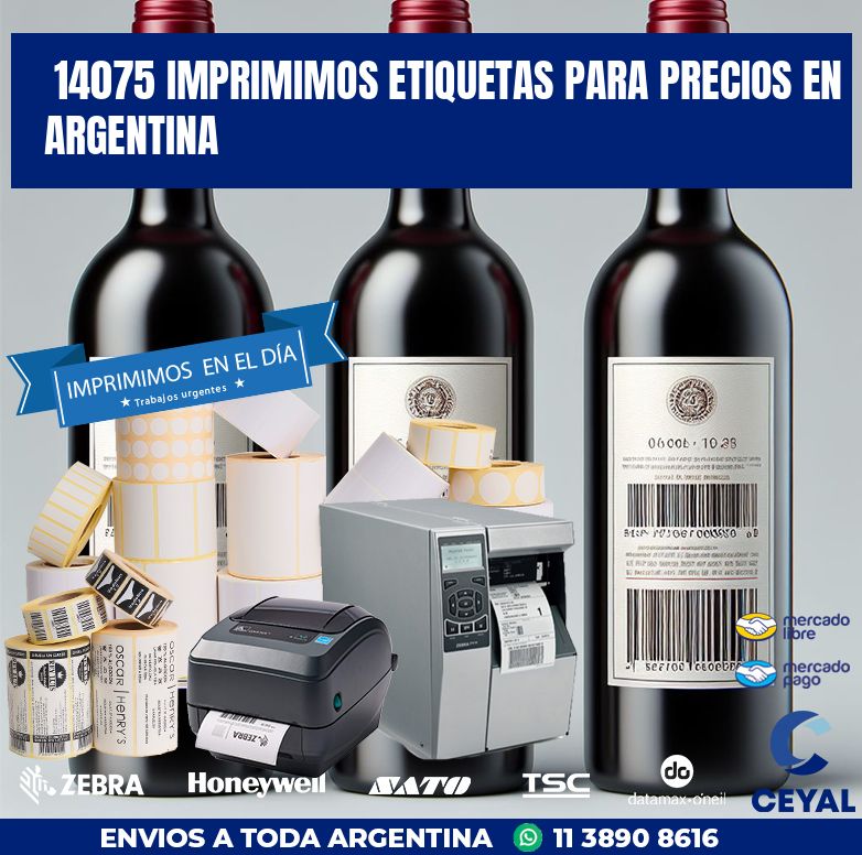 14075 IMPRIMIMOS ETIQUETAS PARA PRECIOS EN ARGENTINA