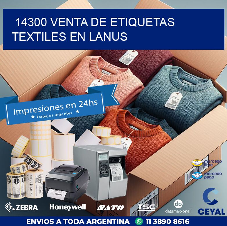 14300 VENTA DE ETIQUETAS TEXTILES EN LANUS