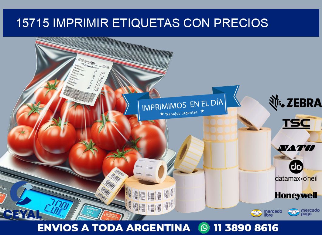 15715 IMPRIMIR ETIQUETAS CON PRECIOS