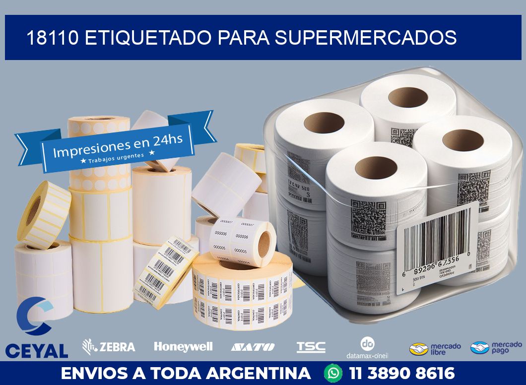18110 ETIQUETADO PARA SUPERMERCADOS