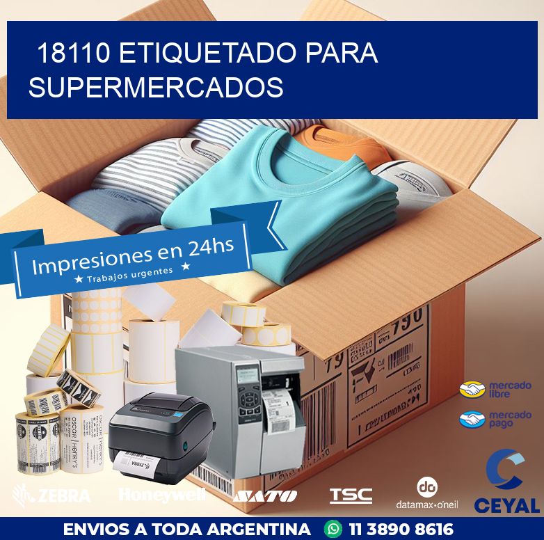 18110 ETIQUETADO PARA SUPERMERCADOS