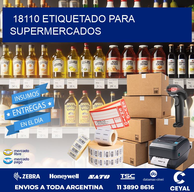 18110 ETIQUETADO PARA SUPERMERCADOS