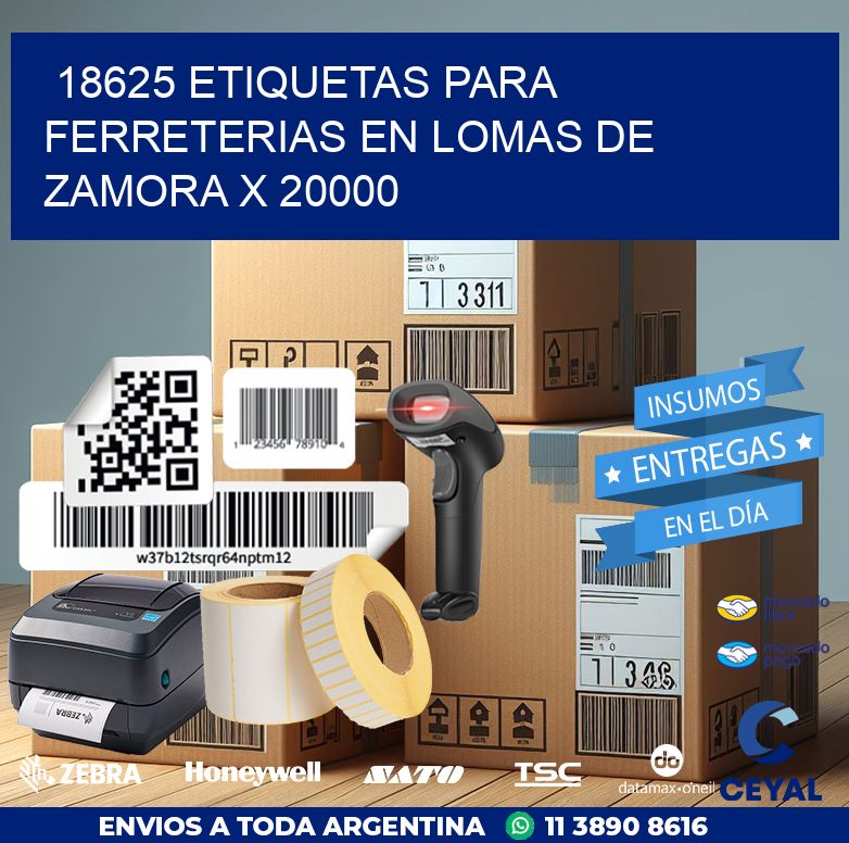 18625 ETIQUETAS PARA FERRETERIAS EN LOMAS DE ZAMORA X 20000