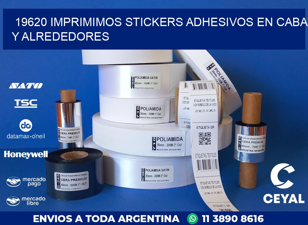 19620 IMPRIMIMOS STICKERS ADHESIVOS EN CABA Y ALREDEDORES