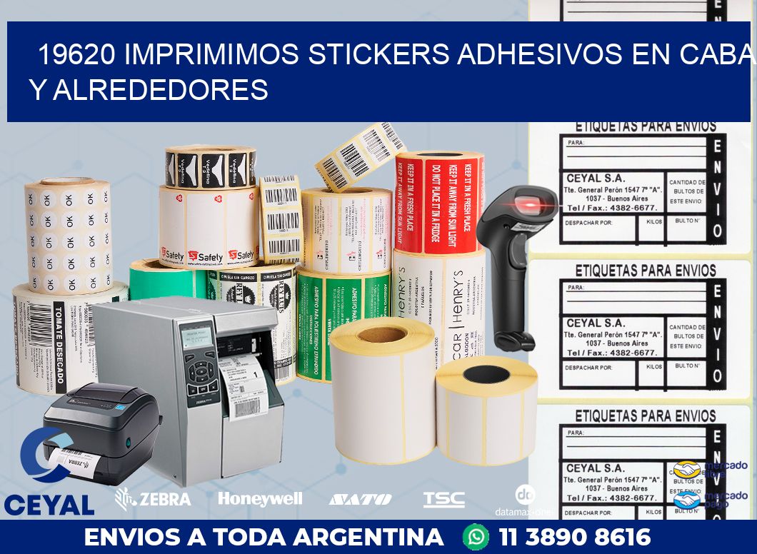 19620 IMPRIMIMOS STICKERS ADHESIVOS EN CABA Y ALREDEDORES