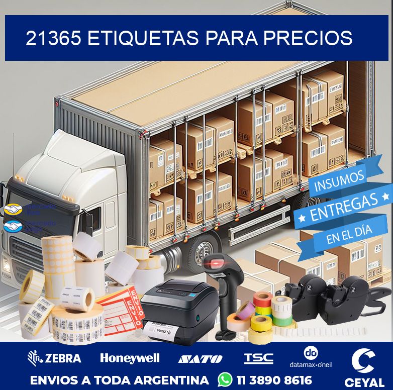 21365 ETIQUETAS PARA PRECIOS
