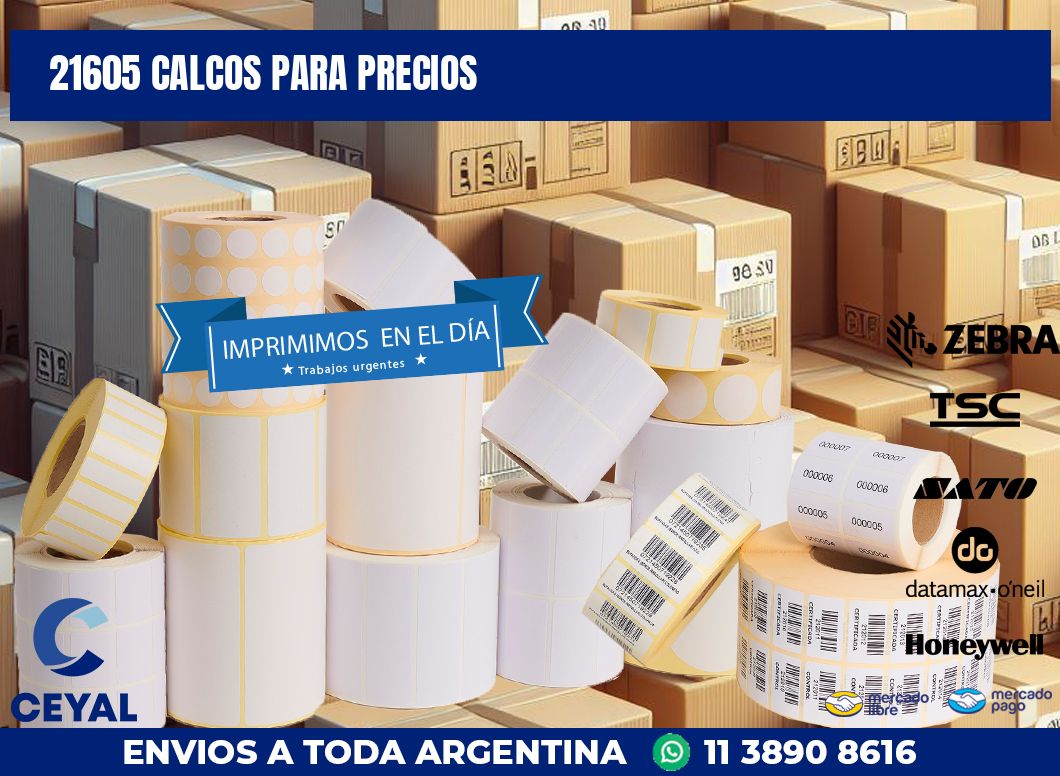 21605 CALCOS PARA PRECIOS