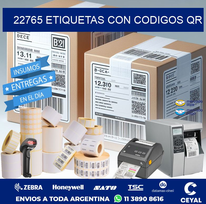 22765 ETIQUETAS CON CODIGOS QR