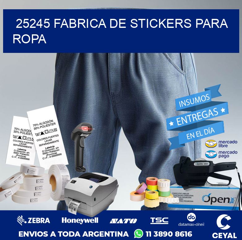 25245 FABRICA DE STICKERS PARA ROPA