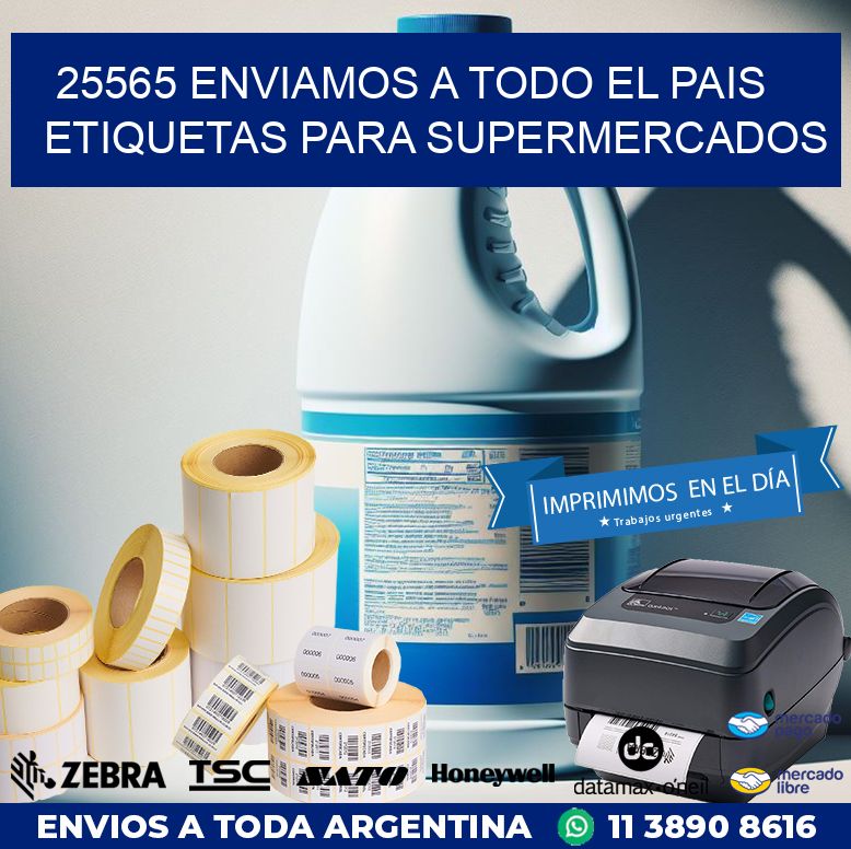 25565 ENVIAMOS A TODO EL PAIS ETIQUETAS PARA SUPERMERCADOS