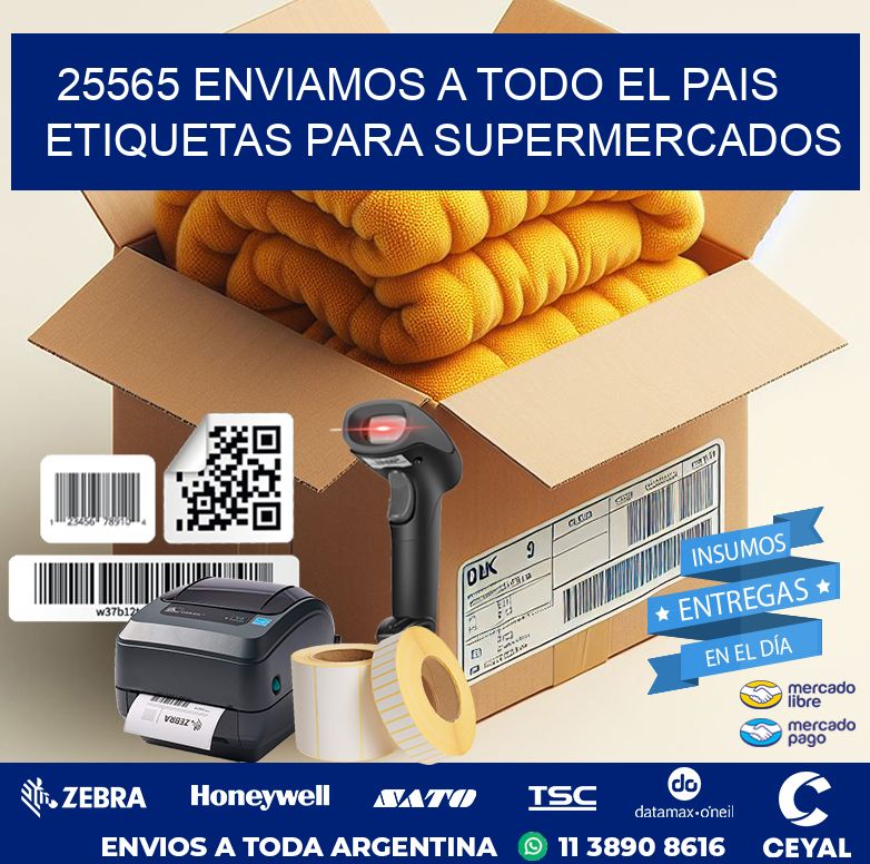 25565 ENVIAMOS A TODO EL PAIS ETIQUETAS PARA SUPERMERCADOS