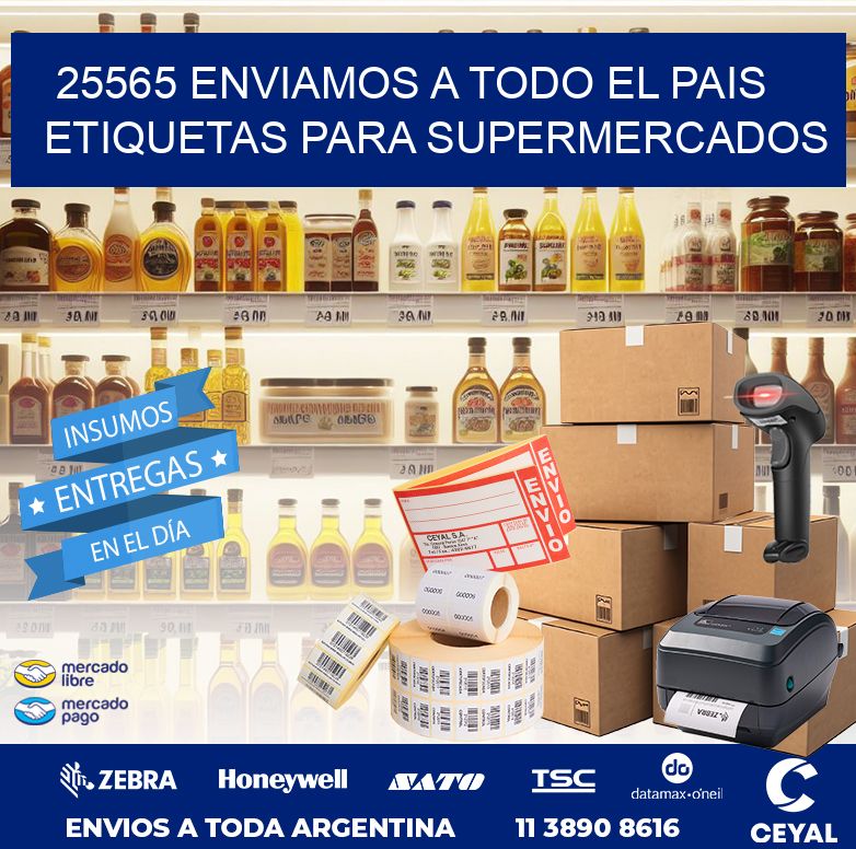 25565 ENVIAMOS A TODO EL PAIS ETIQUETAS PARA SUPERMERCADOS