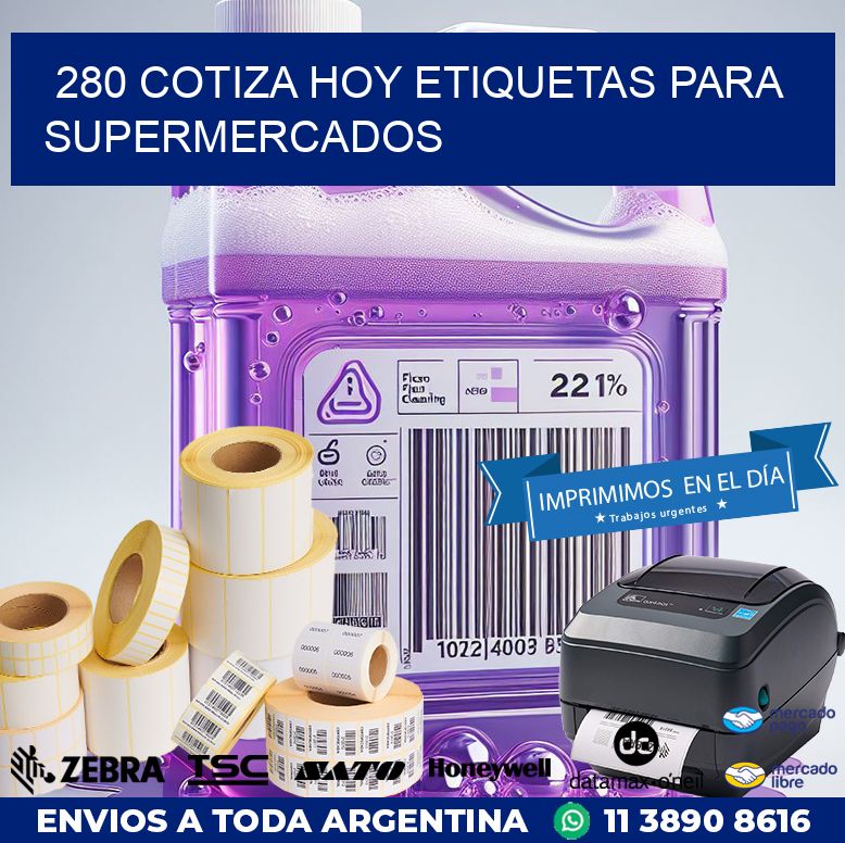 280 COTIZA HOY ETIQUETAS PARA SUPERMERCADOS