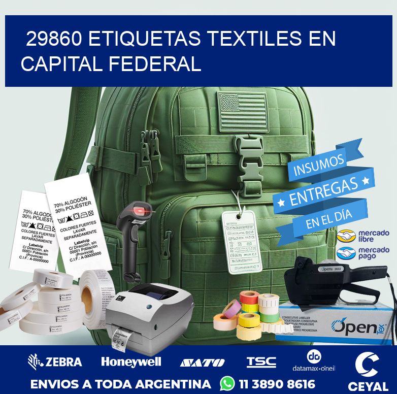 29860 ETIQUETAS TEXTILES EN CAPITAL FEDERAL