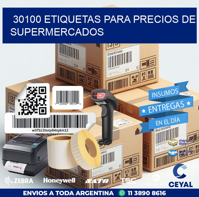 30100 ETIQUETAS PARA PRECIOS DE SUPERMERCADOS
