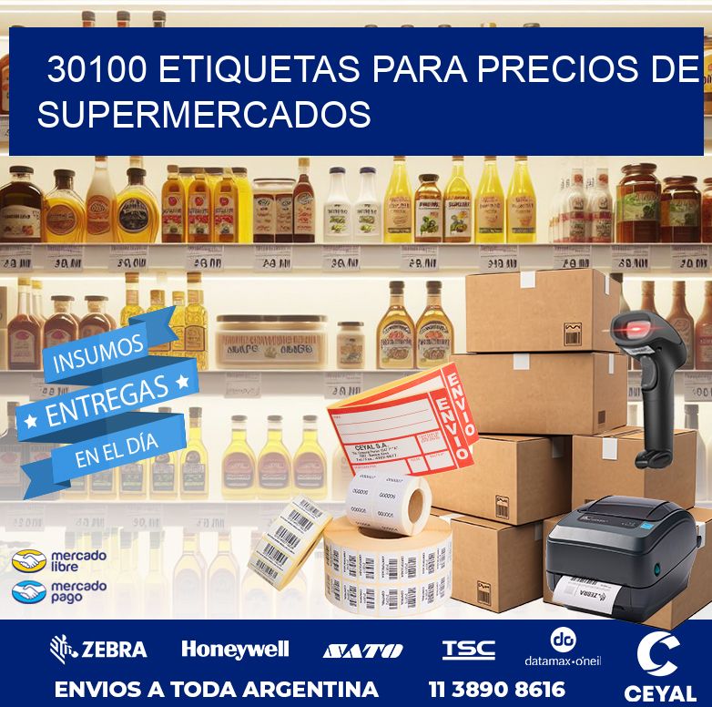 30100 ETIQUETAS PARA PRECIOS DE SUPERMERCADOS