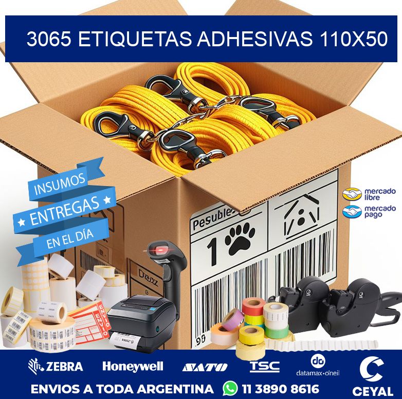 3065 ETIQUETAS ADHESIVAS 110X50