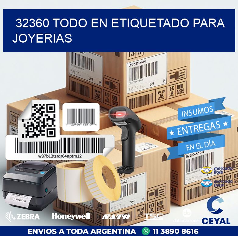 32360 TODO EN ETIQUETADO PARA JOYERIAS