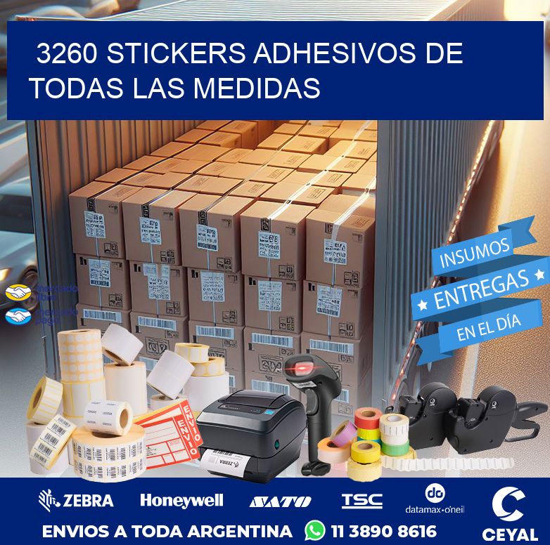 3260 STICKERS ADHESIVOS DE TODAS LAS MEDIDAS