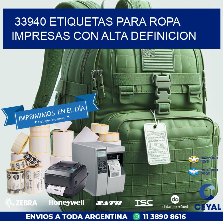 33940 ETIQUETAS PARA ROPA IMPRESAS CON ALTA DEFINICION
