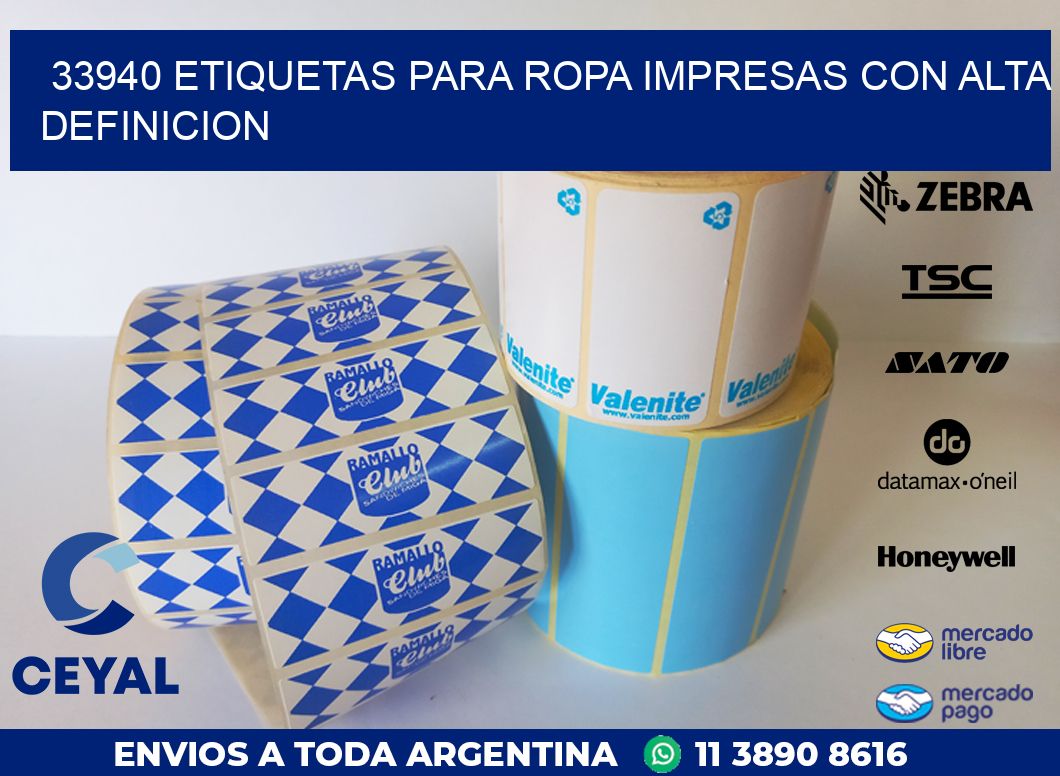 33940 ETIQUETAS PARA ROPA IMPRESAS CON ALTA DEFINICION