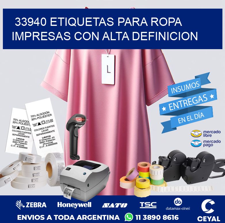 33940 ETIQUETAS PARA ROPA IMPRESAS CON ALTA DEFINICION