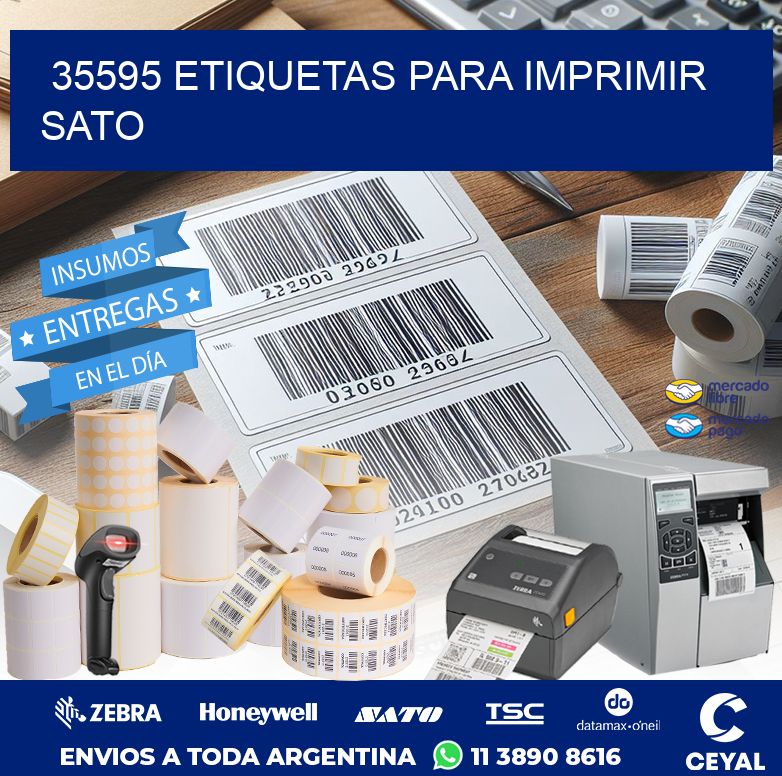 35595 ETIQUETAS PARA IMPRIMIR SATO
