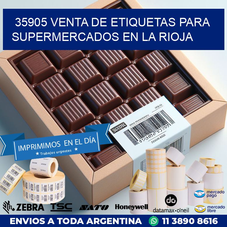 35905 VENTA DE ETIQUETAS PARA SUPERMERCADOS EN LA RIOJA