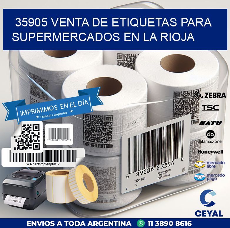 35905 VENTA DE ETIQUETAS PARA SUPERMERCADOS EN LA RIOJA