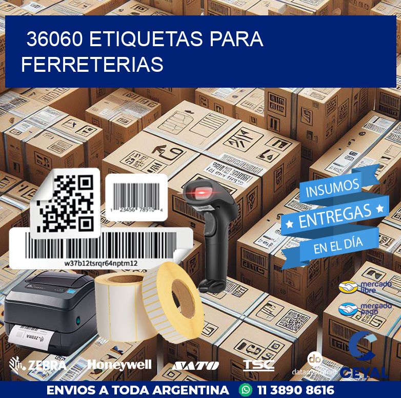 36060 ETIQUETAS PARA FERRETERIAS