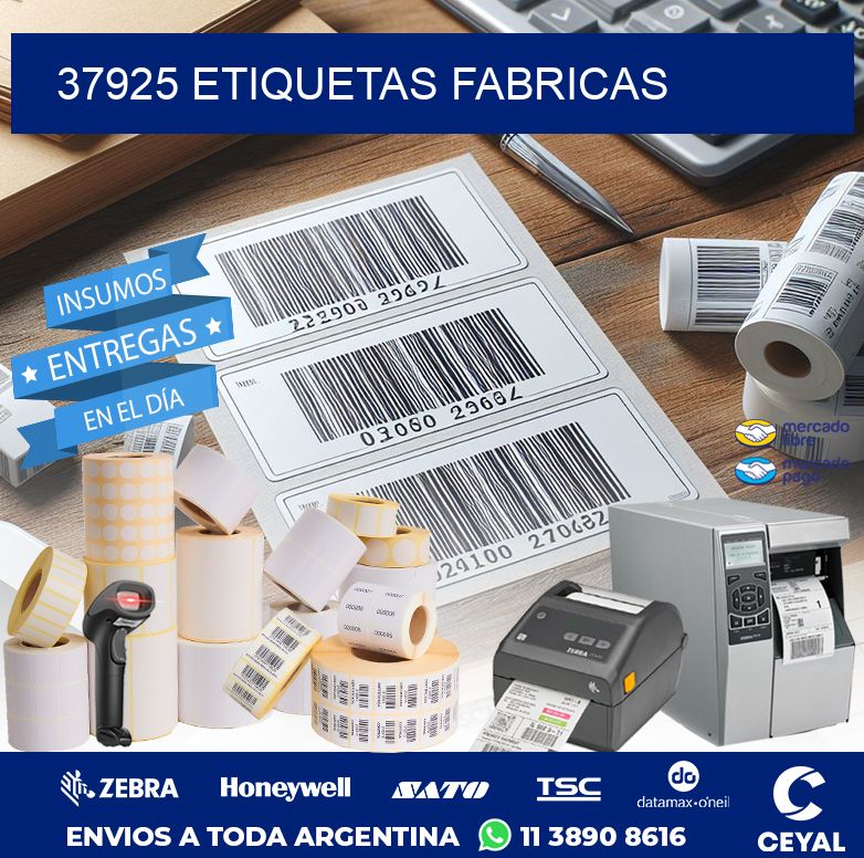 37925 ETIQUETAS FABRICAS