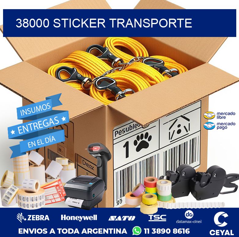38000 STICKER TRANSPORTE