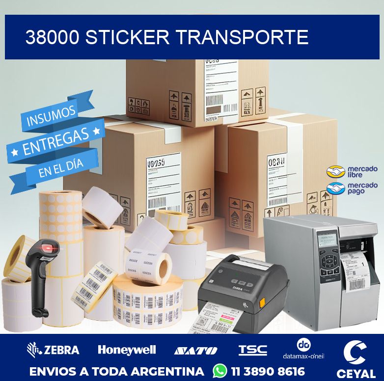 38000 STICKER TRANSPORTE