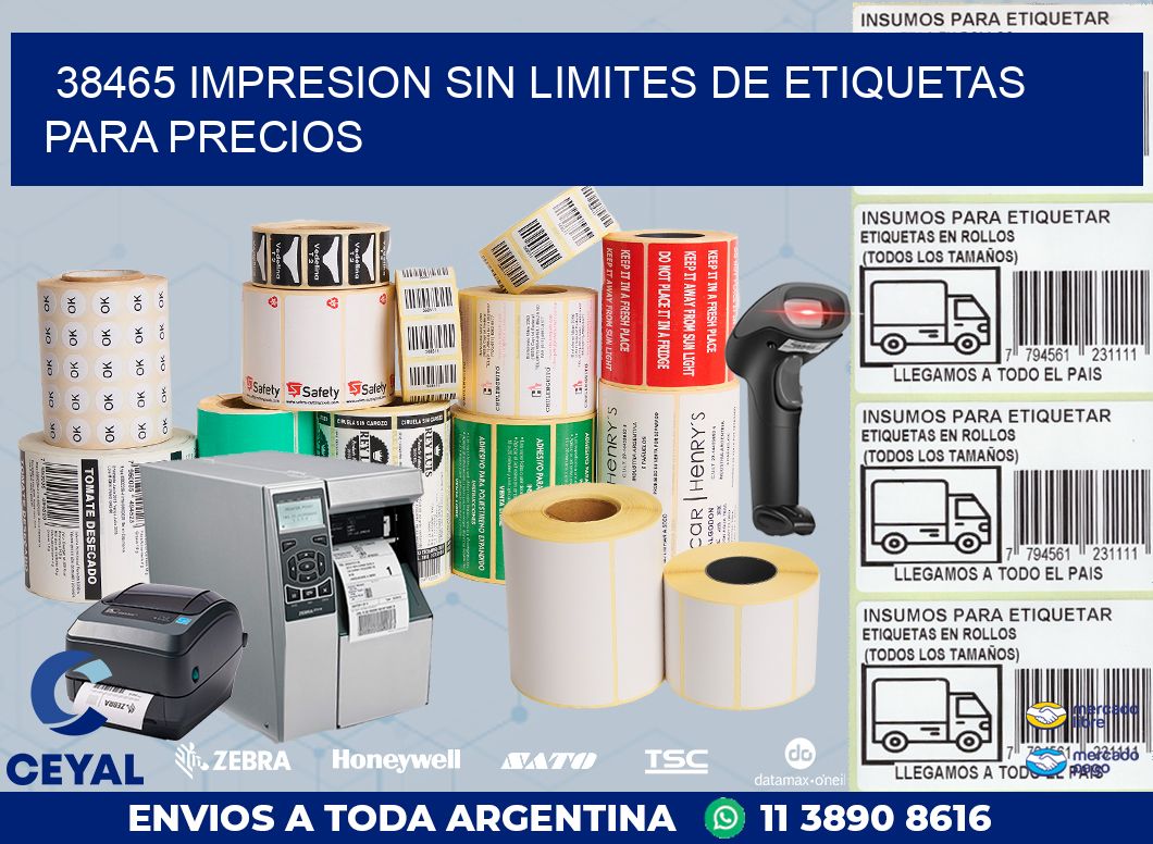 38465 IMPRESION SIN LIMITES DE ETIQUETAS PARA PRECIOS