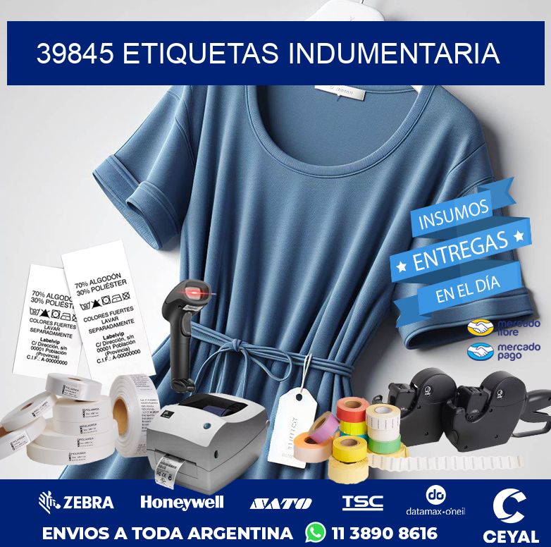 39845 ETIQUETAS INDUMENTARIA